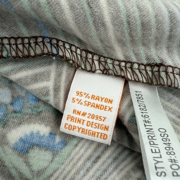 Tori Richard Dress Women Small Brown Sleeveless Stripes Wrap Stretch 70s Retro - Picture 6 of 11